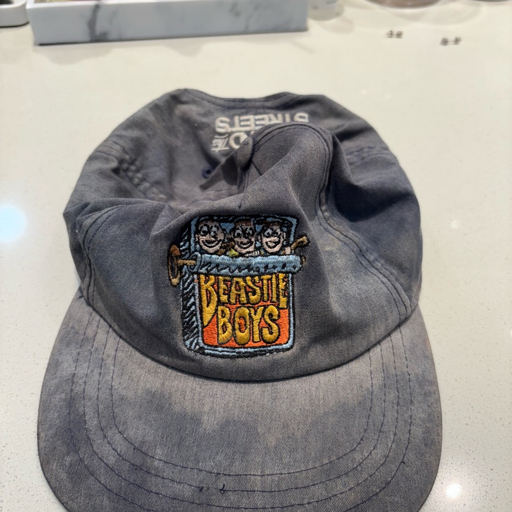 Vintage Beastie Boys Blue Gray Cap with Embroidered Design